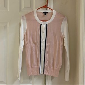 Jcrew colorblock cardigan
